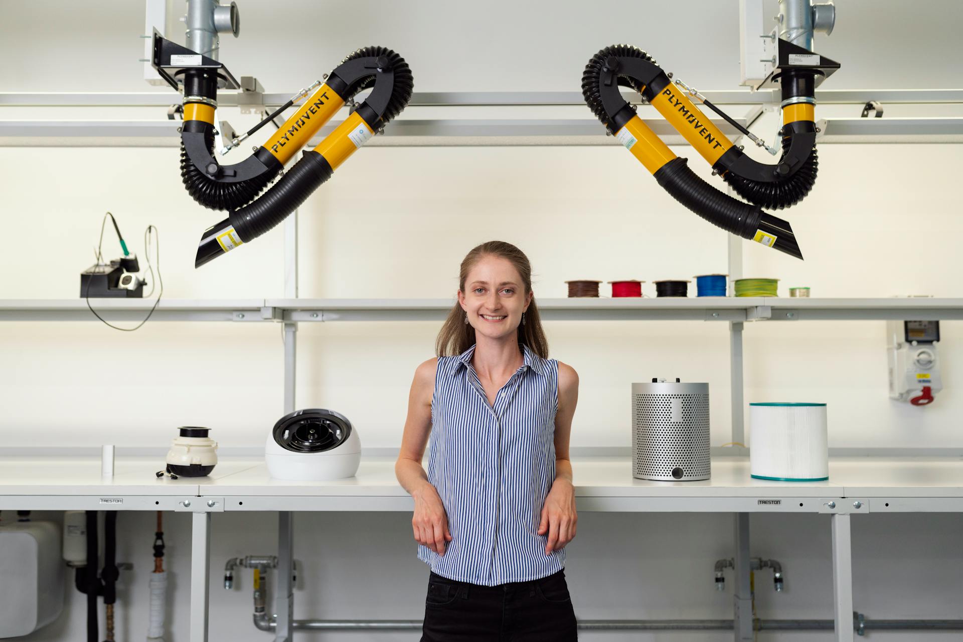 Engineer Standing in Laboratory