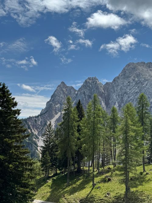 Free Stunning mountain landscape with lush greenery in Ferlach, Kärnten, Austria. Stock Photo