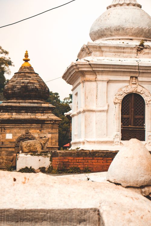 Free Serene view of historic temple structures, showcasing intricate architecture. Stock Photo
