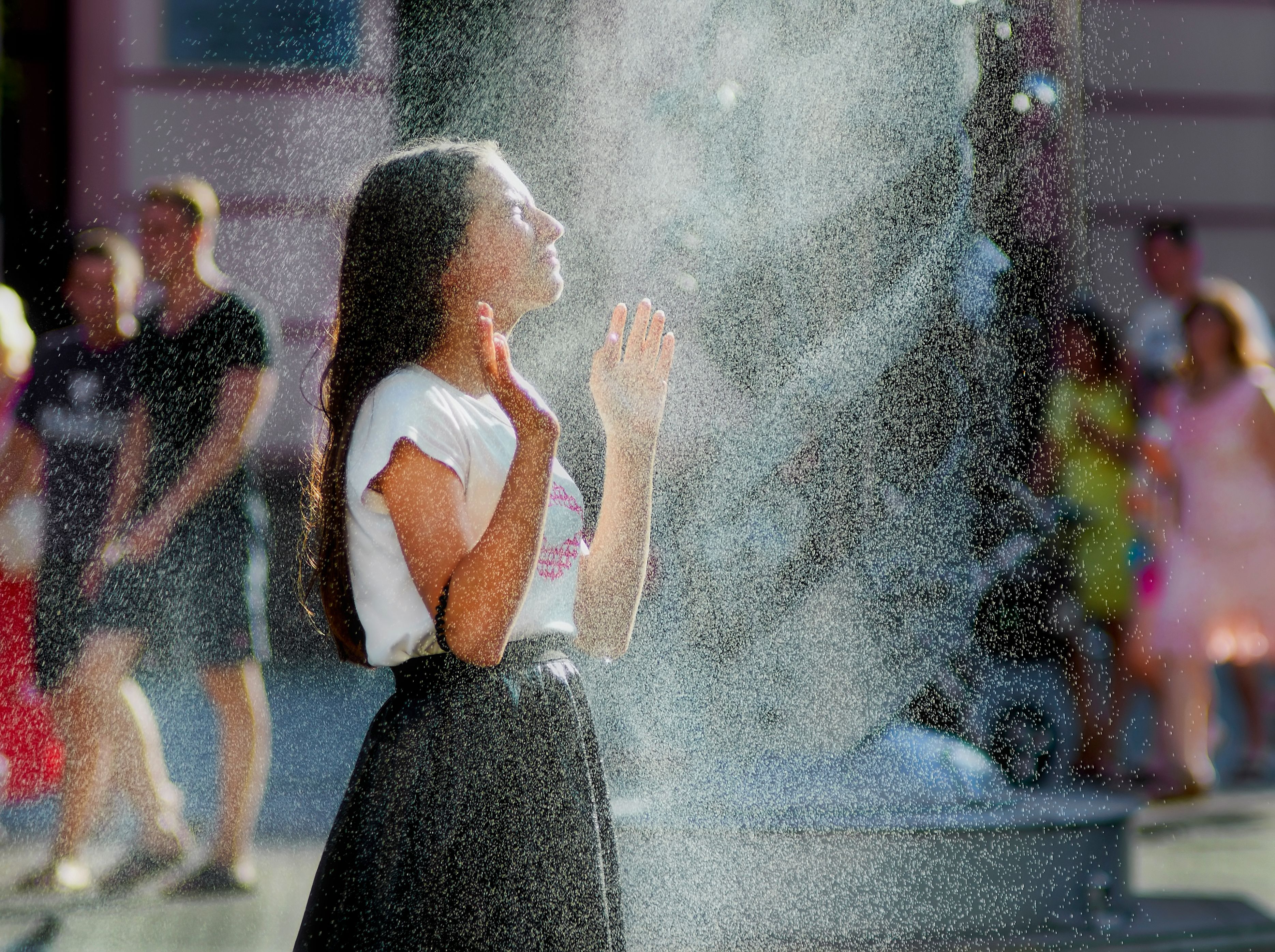 portable outdoor misting cooling system