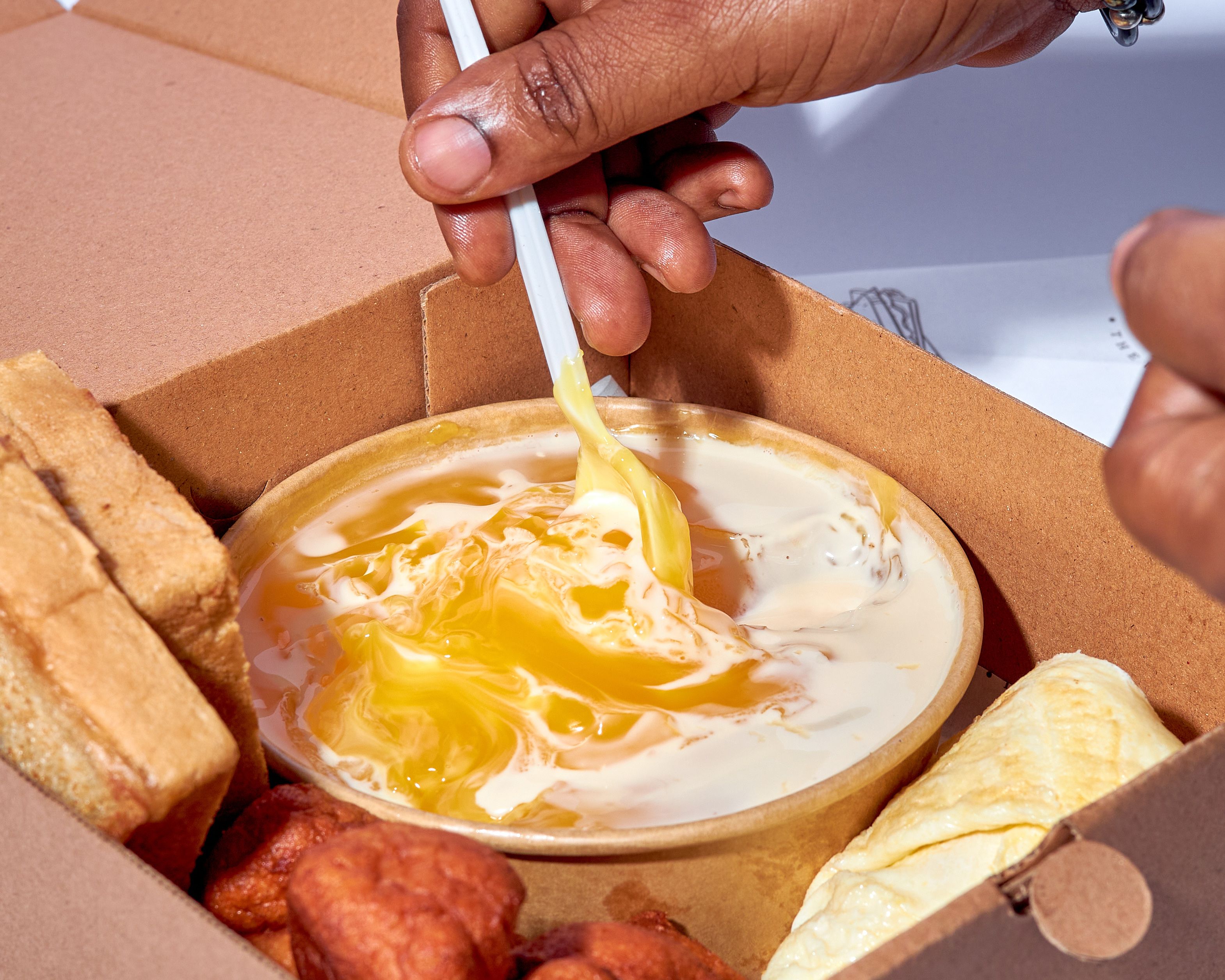 Buttermilk Chicken and Waffles and Hot Honey