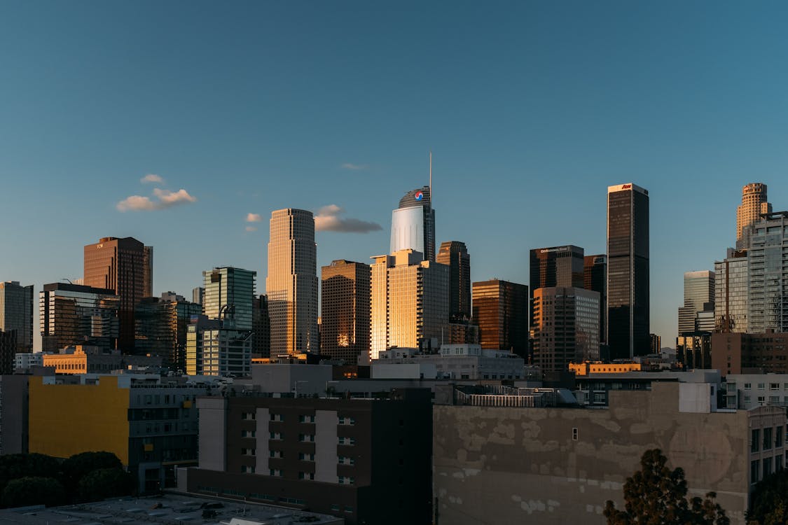 City Buildings Under Blue Sky