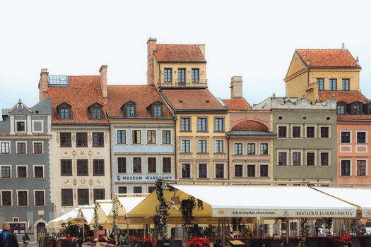 Old Town rebuild history walk — Warsaw