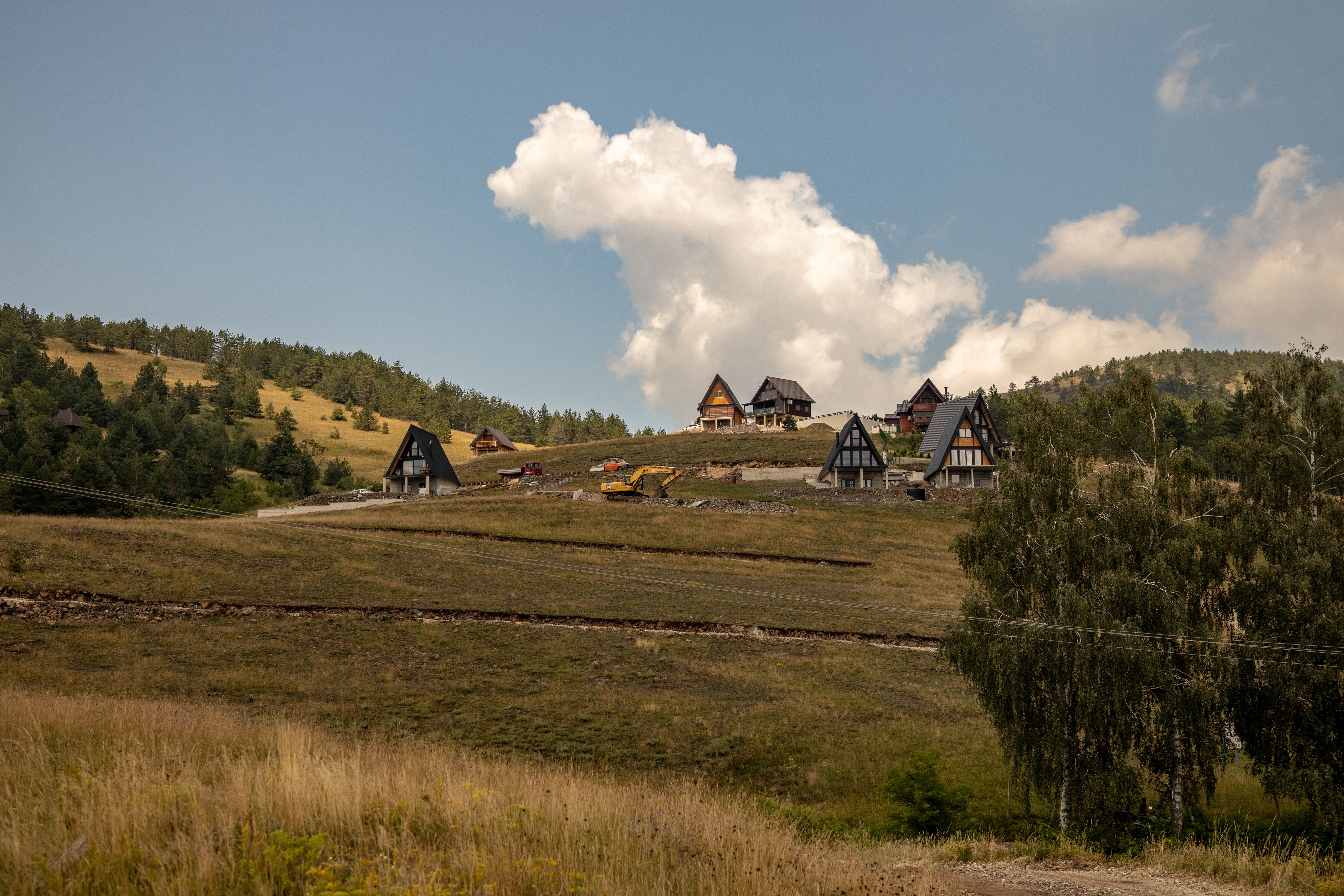 Paisaje montañoso balcánico