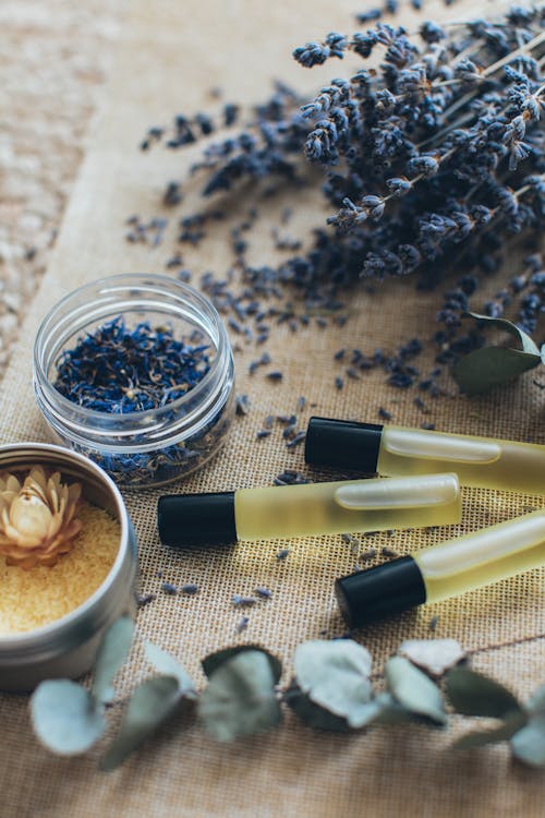 Gratis stockfoto met aromatherapie, badzout, bladeren