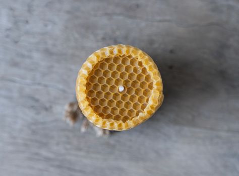 honeycomb candle