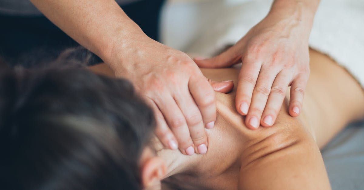 A soothing massage therapy session focused on relaxation and wellness indoors.