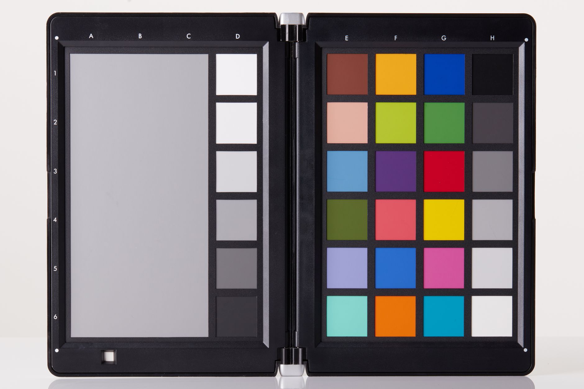 High-quality color calibration chart for precise color management in photography and printing.