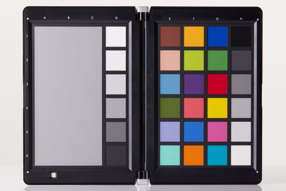 High-quality color calibration chart for precise color management in photography and printing.