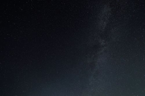 Free A breathtaking view of the starry night sky showcasing the Milky Way galaxy. Stock Photo