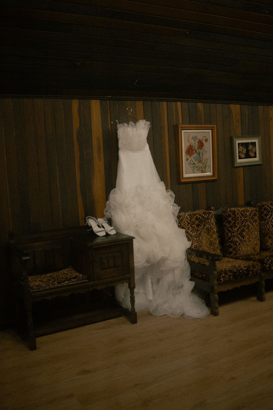 Wedding gown preservation — Cared for by hand
