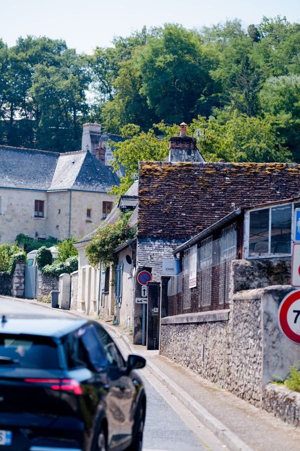 Ruelle étroite dans le vieux village de Villandry