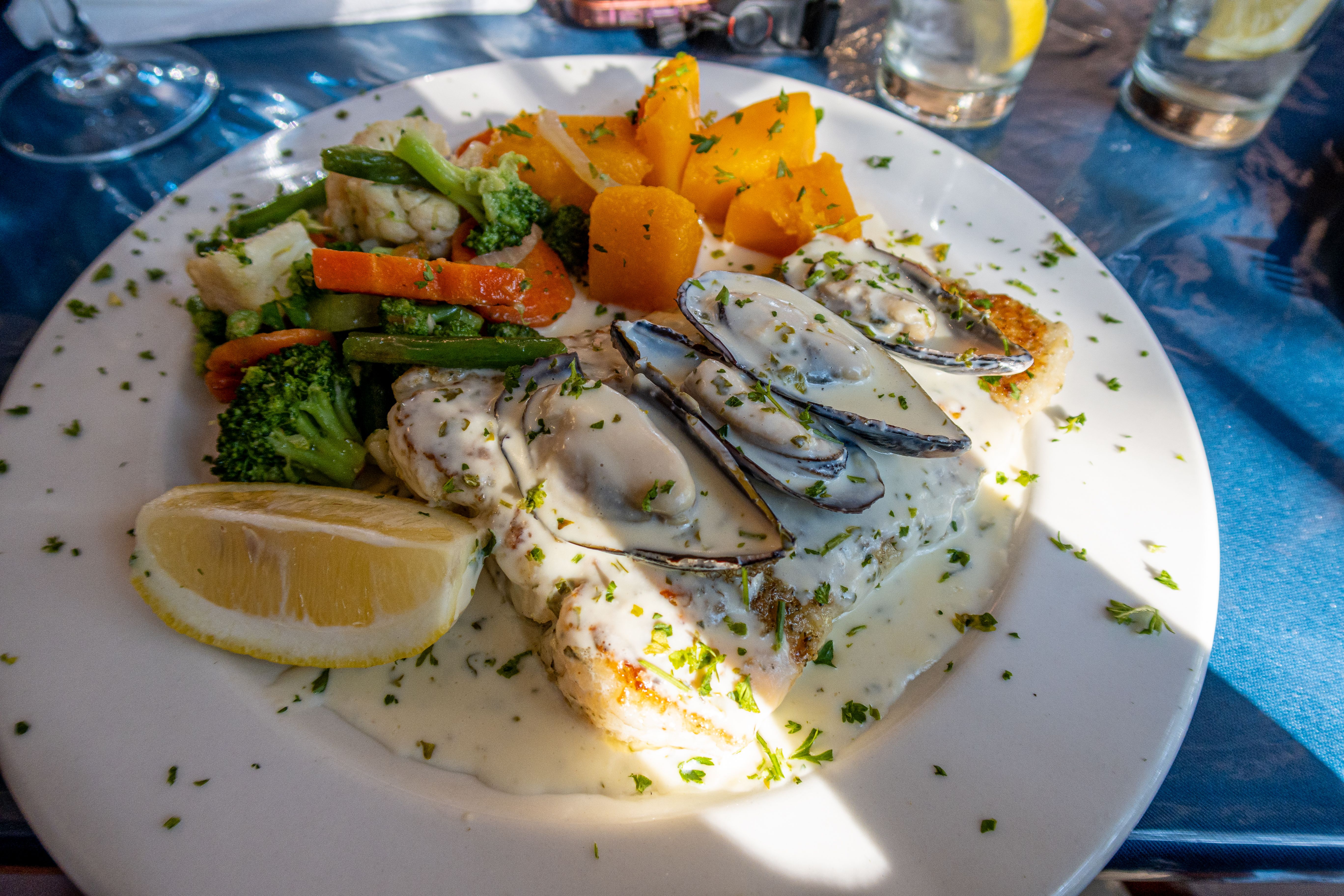 seafood plate restaurant photograph for this story