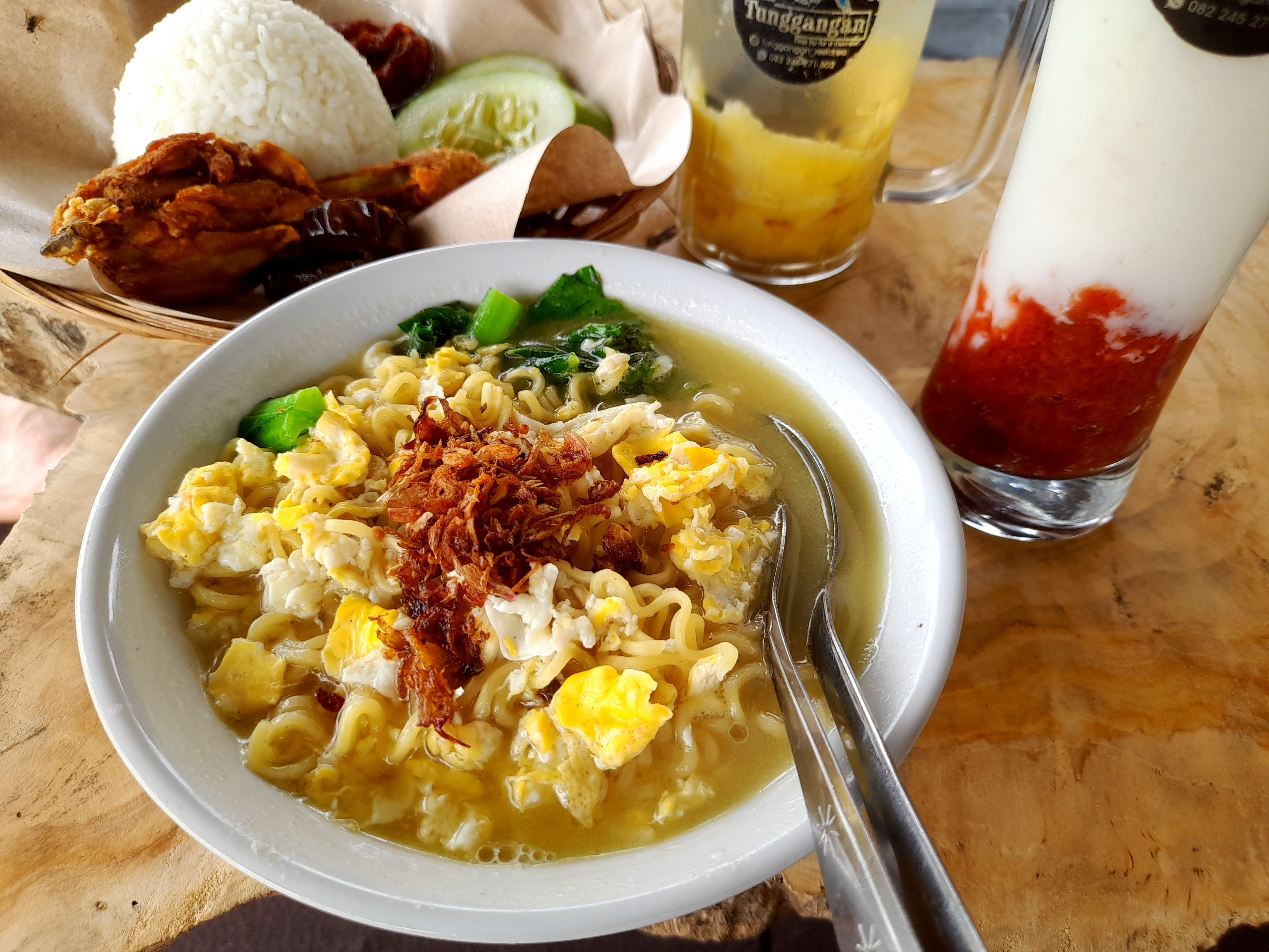 Buttered Egg Noodle Rice