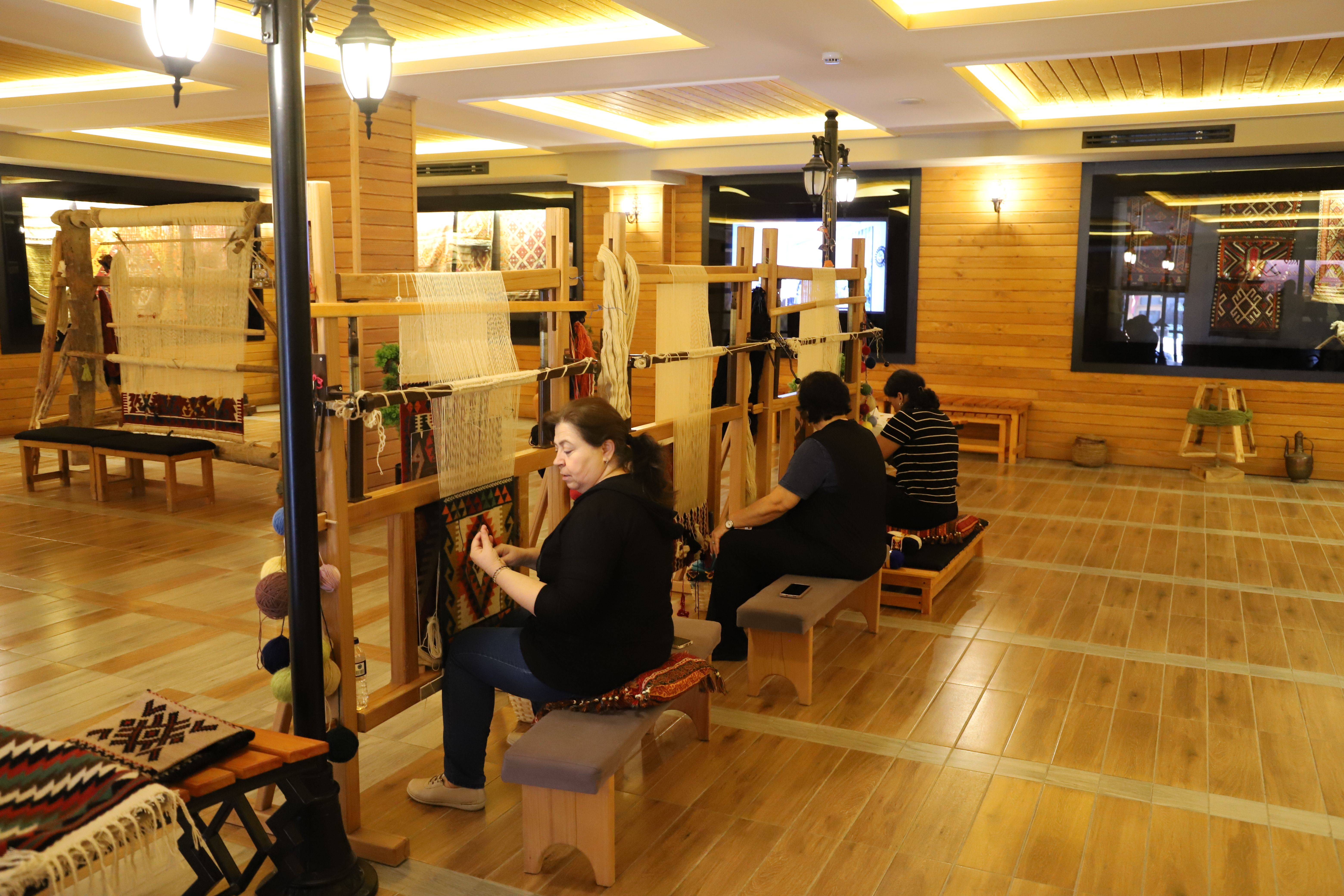 Carpet weaving workshop