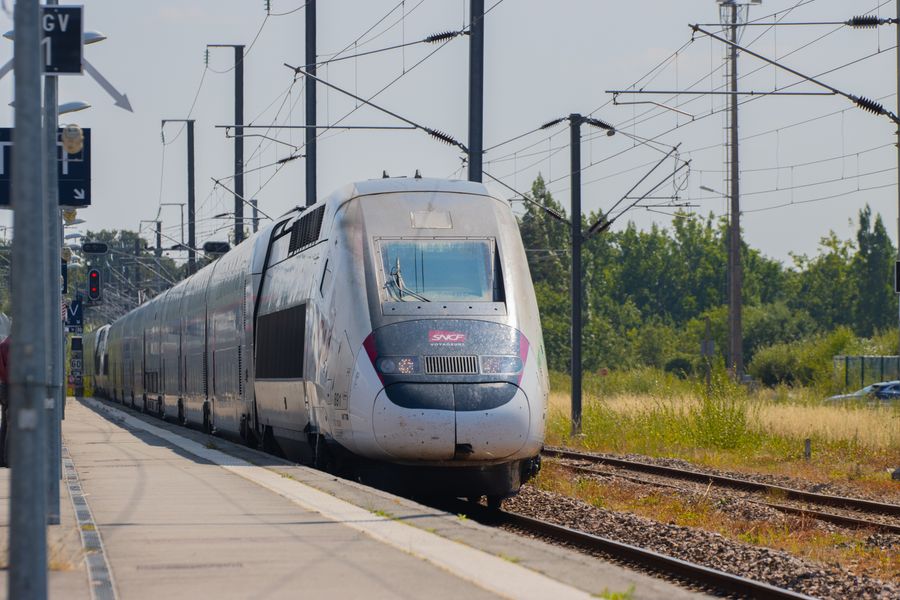 TGV en gare