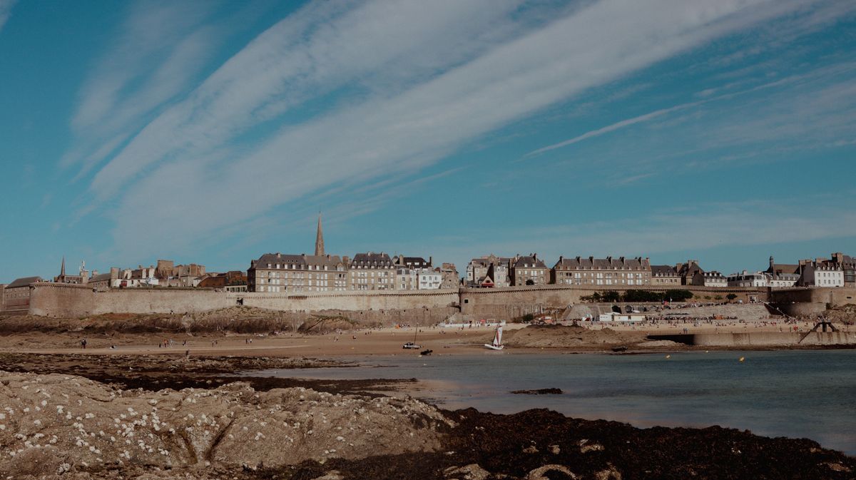 Zidurile istorice ale orașului Saint-Malo, Franța