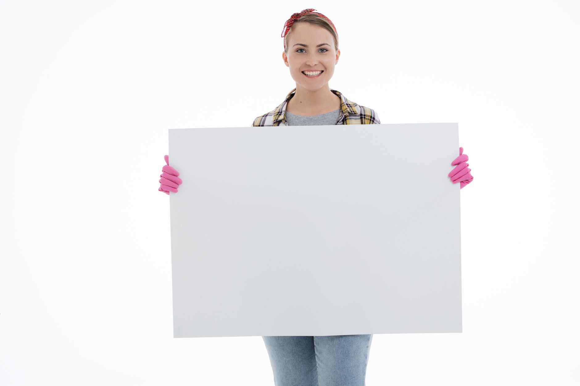 A Person Holding a Poster