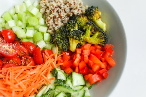 akşam yemeği, beslenme, Brokoli içeren Ücretsiz stok fotoğraf