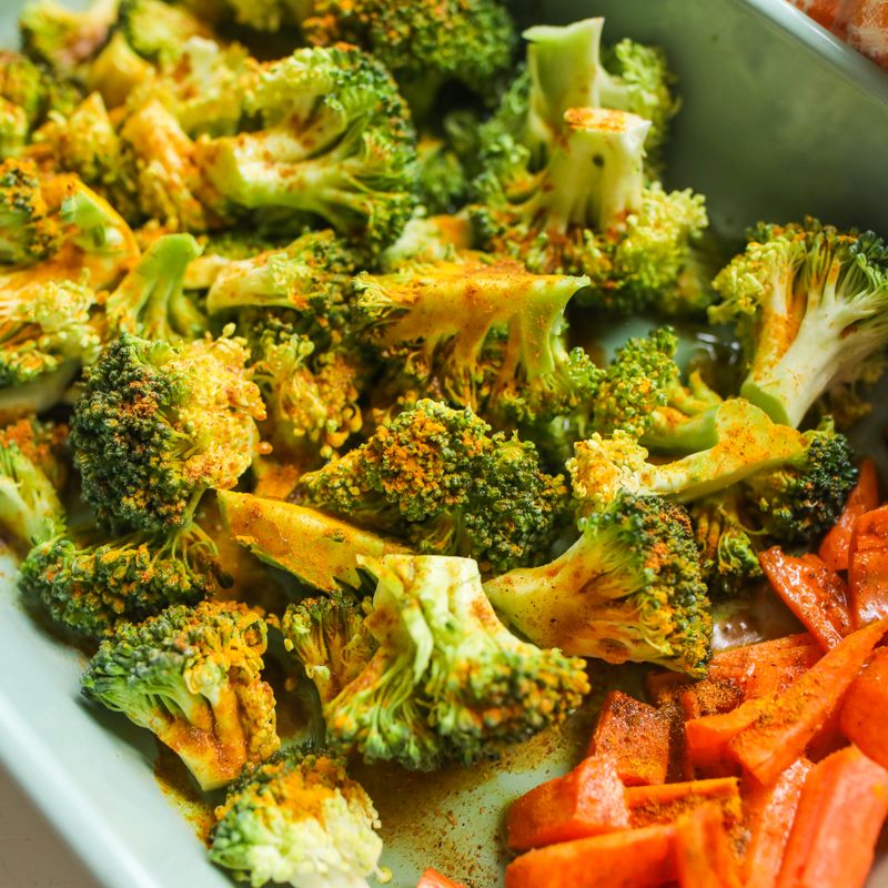 Thai Green Curry and Roasted Broccoli Dip