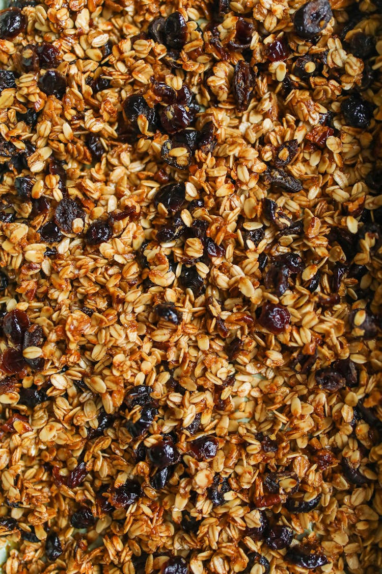 Photo Of Granola Seeds With Raisins