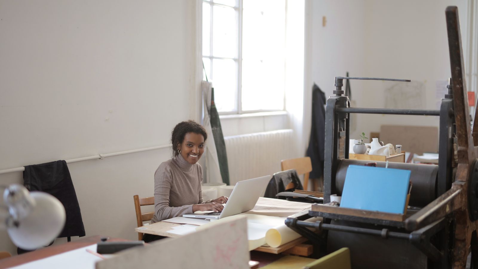 Advertising firm team collaborating in a New York office