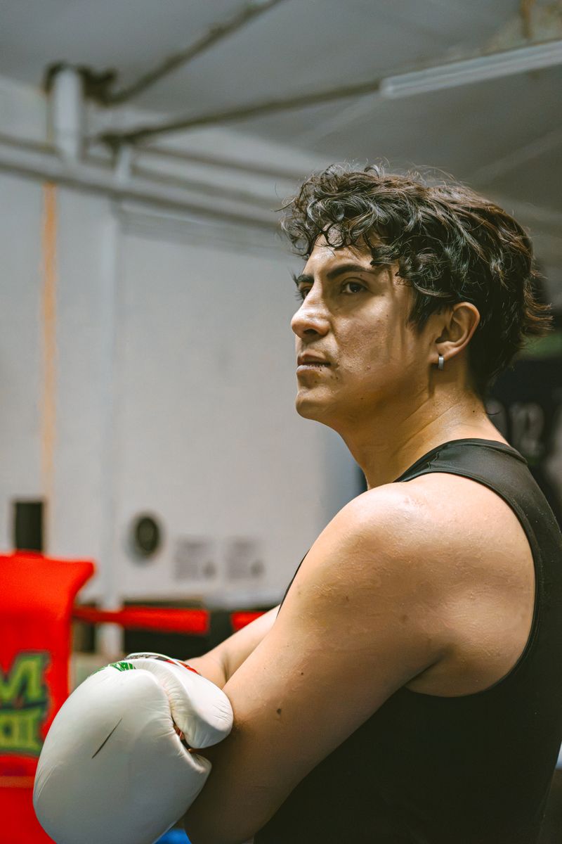 Portrait of Somchai Phan, Head Muay Thai coach