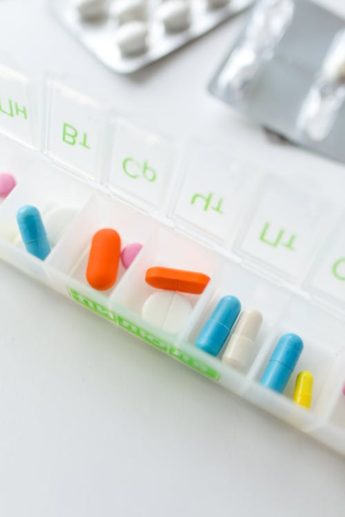 Free Photo Of Pills On Container Stock Photo