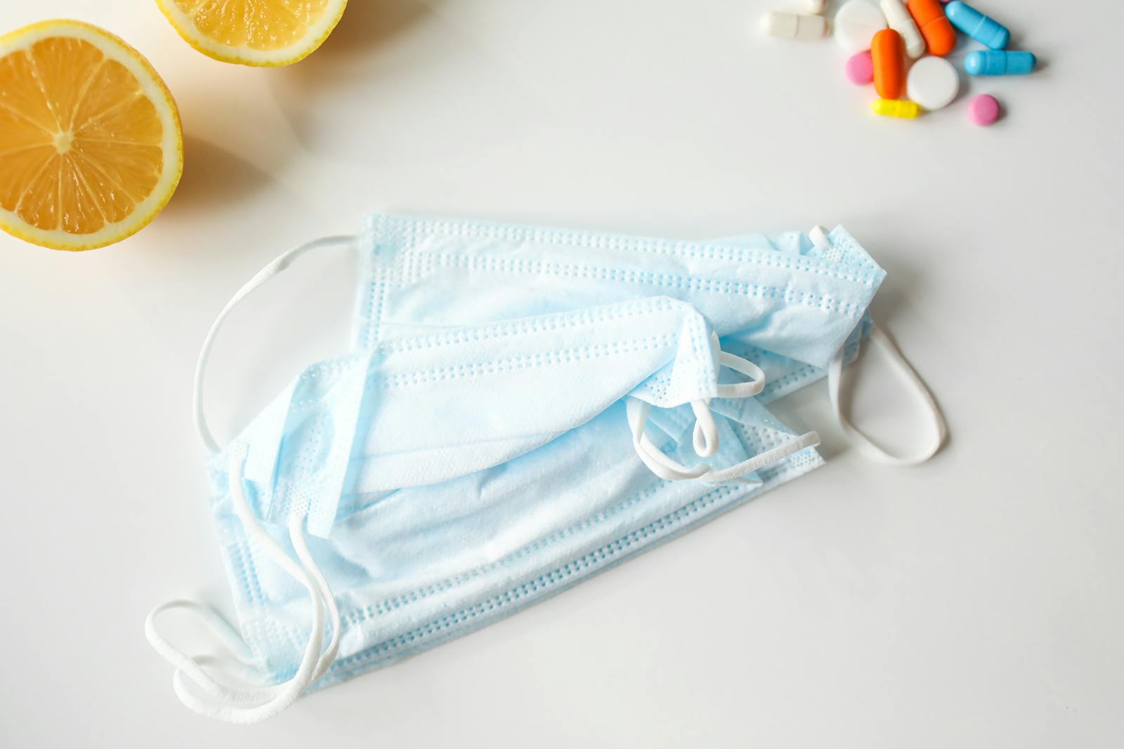Older woman resting at home after receiving a vaccination