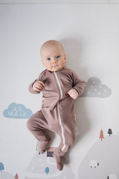 Free Baby in Pink Onesie Stock Photo