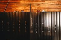 Locker room in sports club