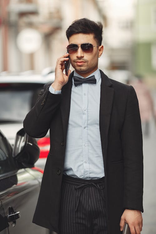 Man In Black Suit Jacket 