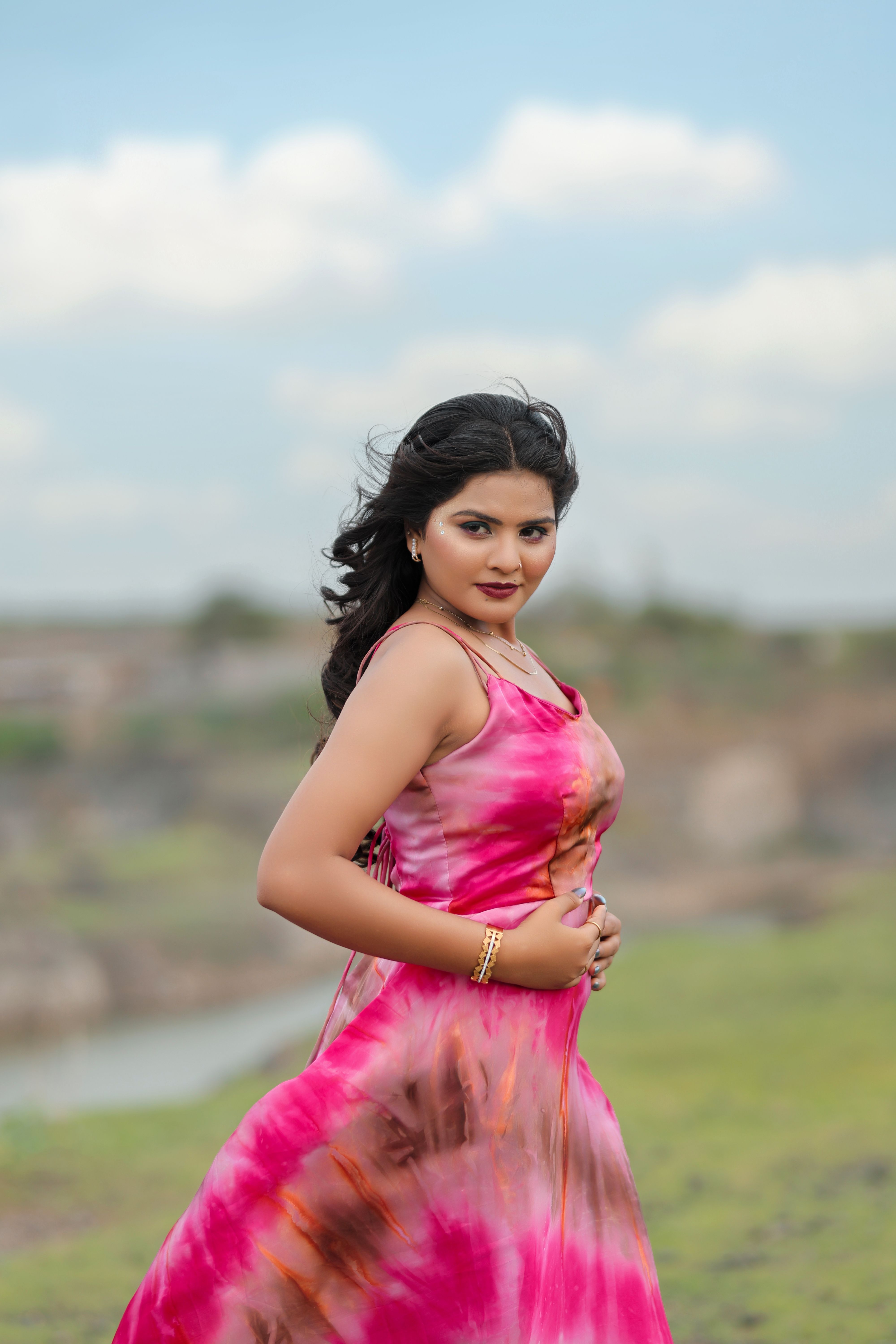 Robe rose