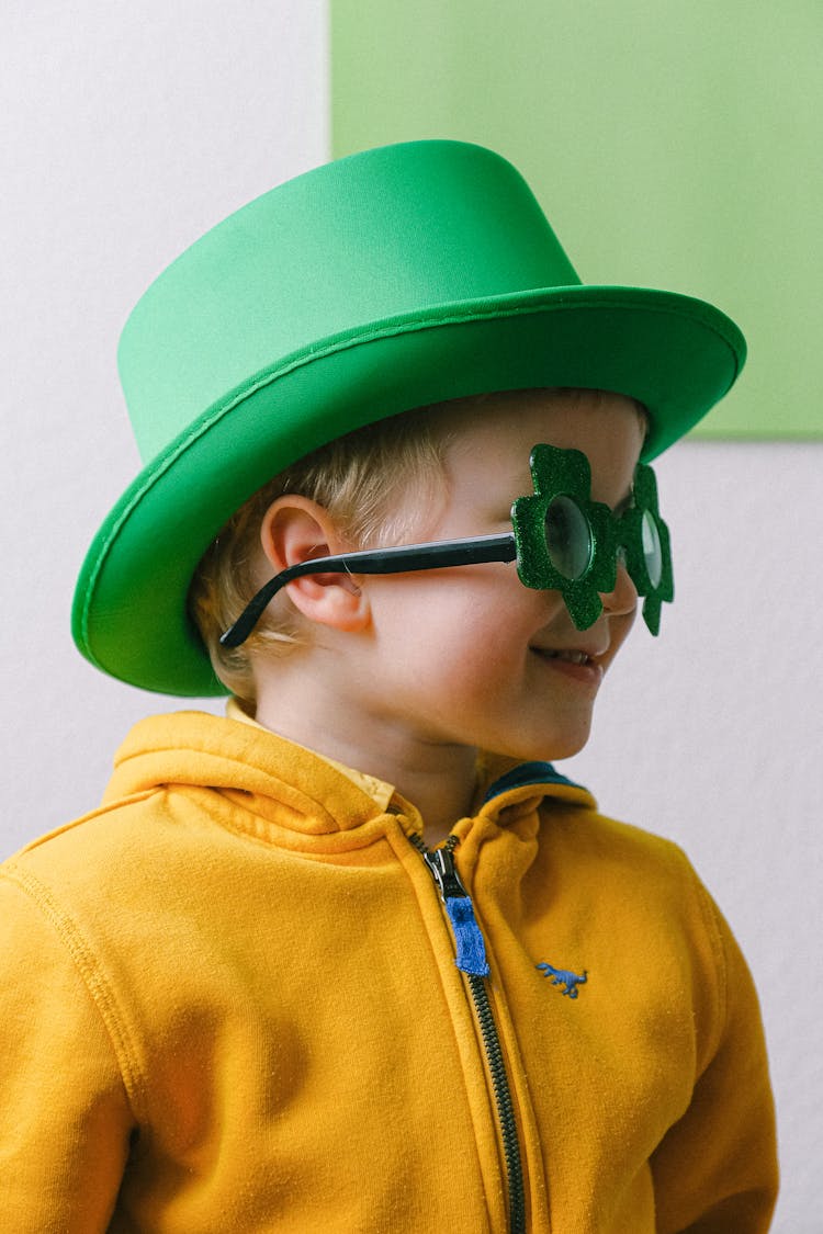 Boy In Saint Patricks Day Costume