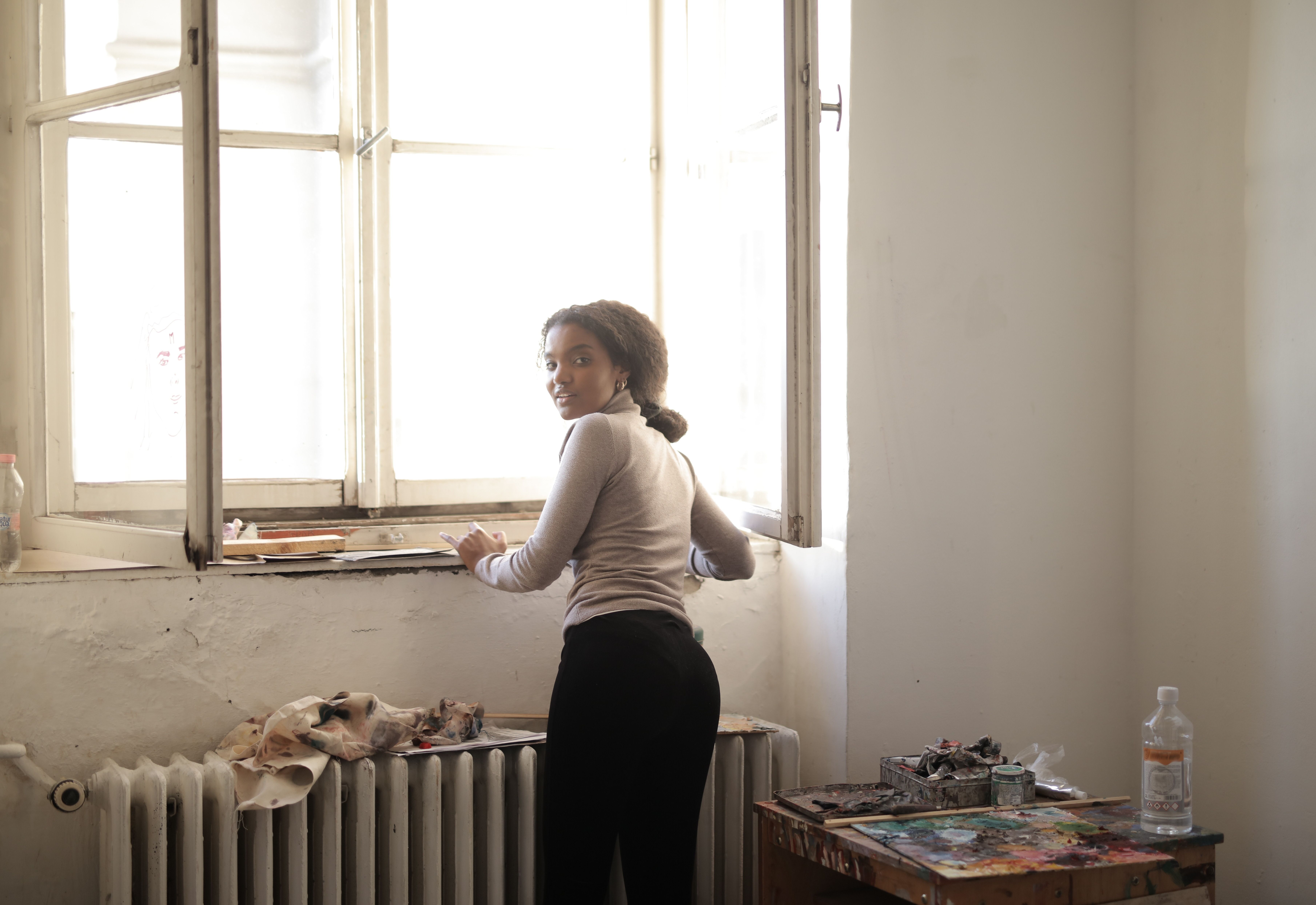 Interior Painting in Whitechapel — quality trade paint going on in two coats