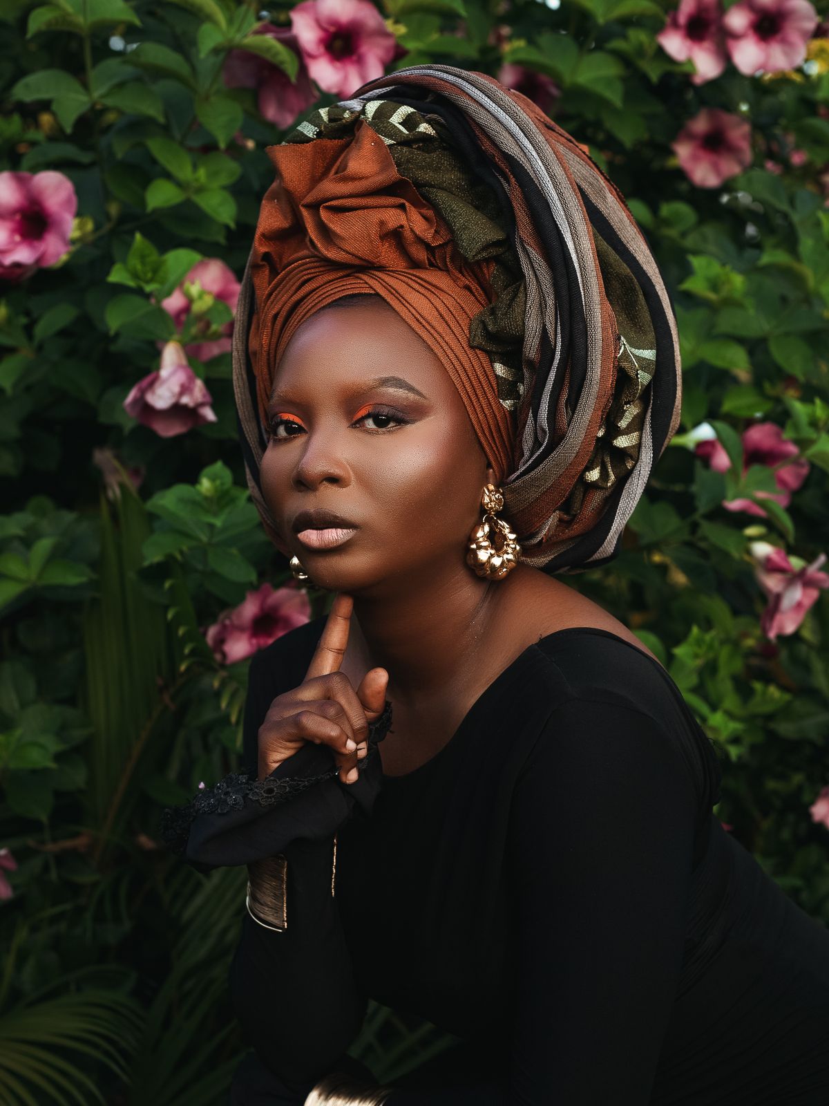 Woman in a traditional headwrap
