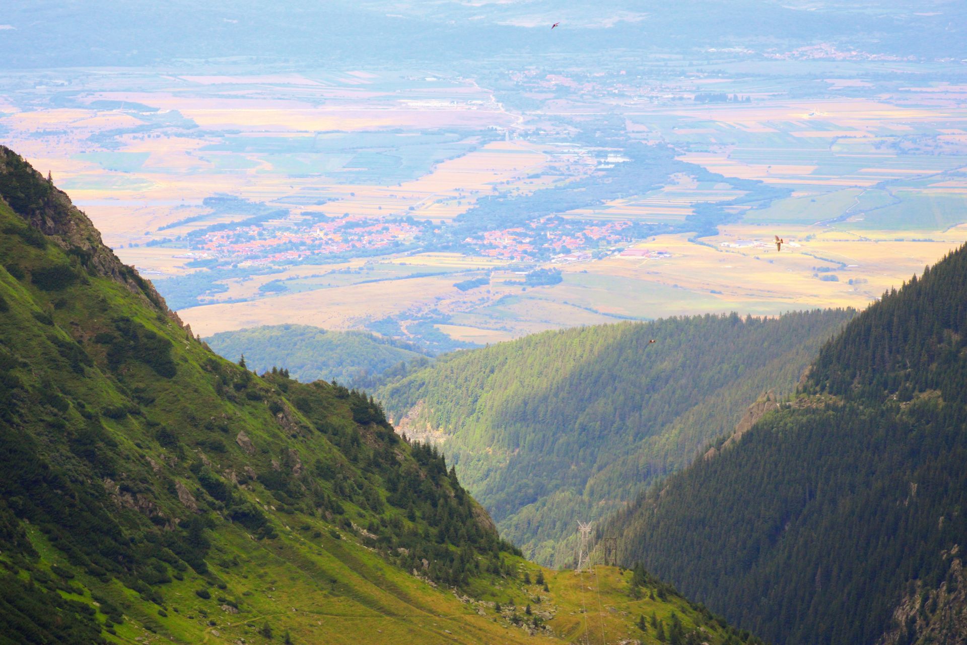 Făgăraș Mountains in the Romanian Carpathians.