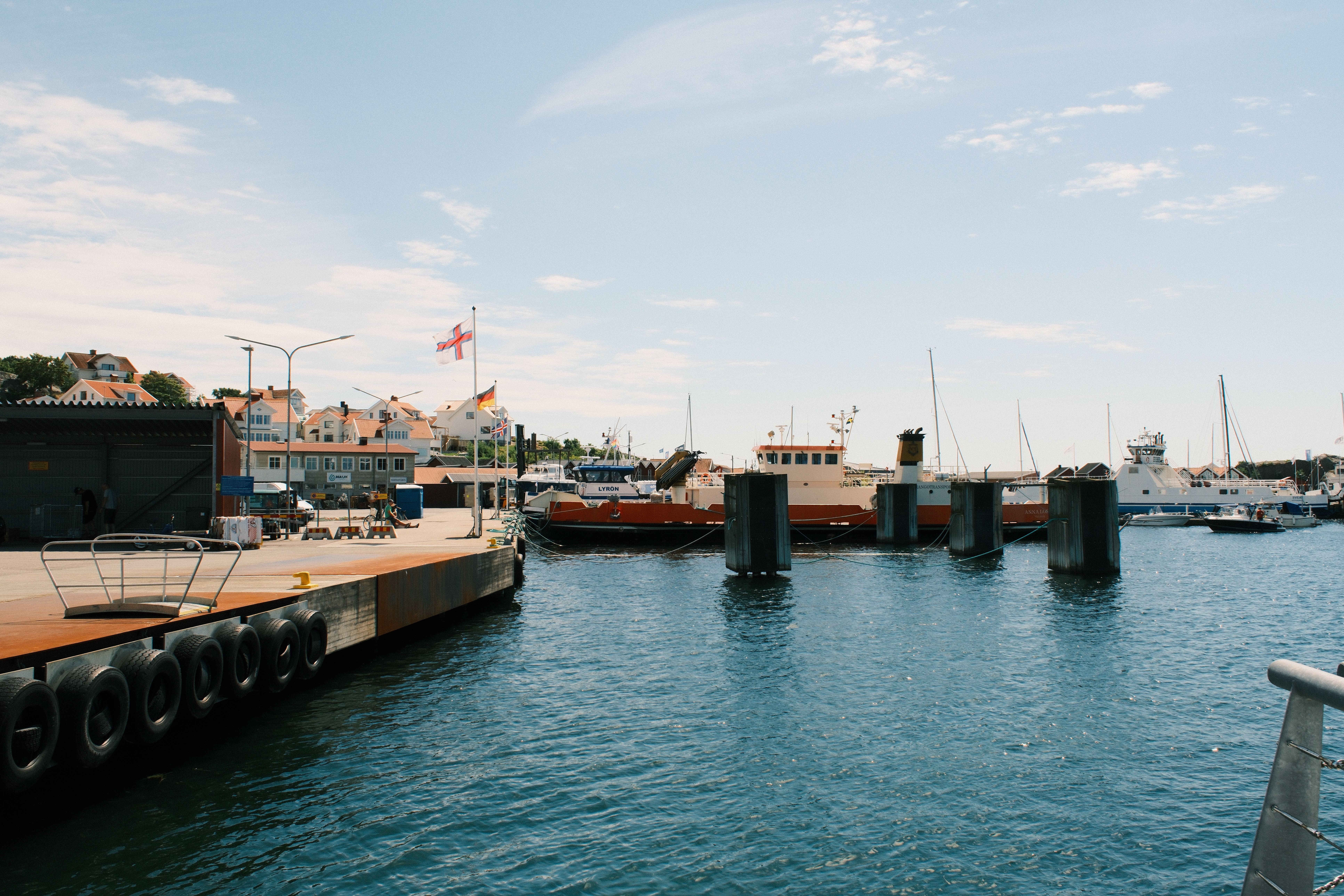 Harbour views from the island's northern tip
