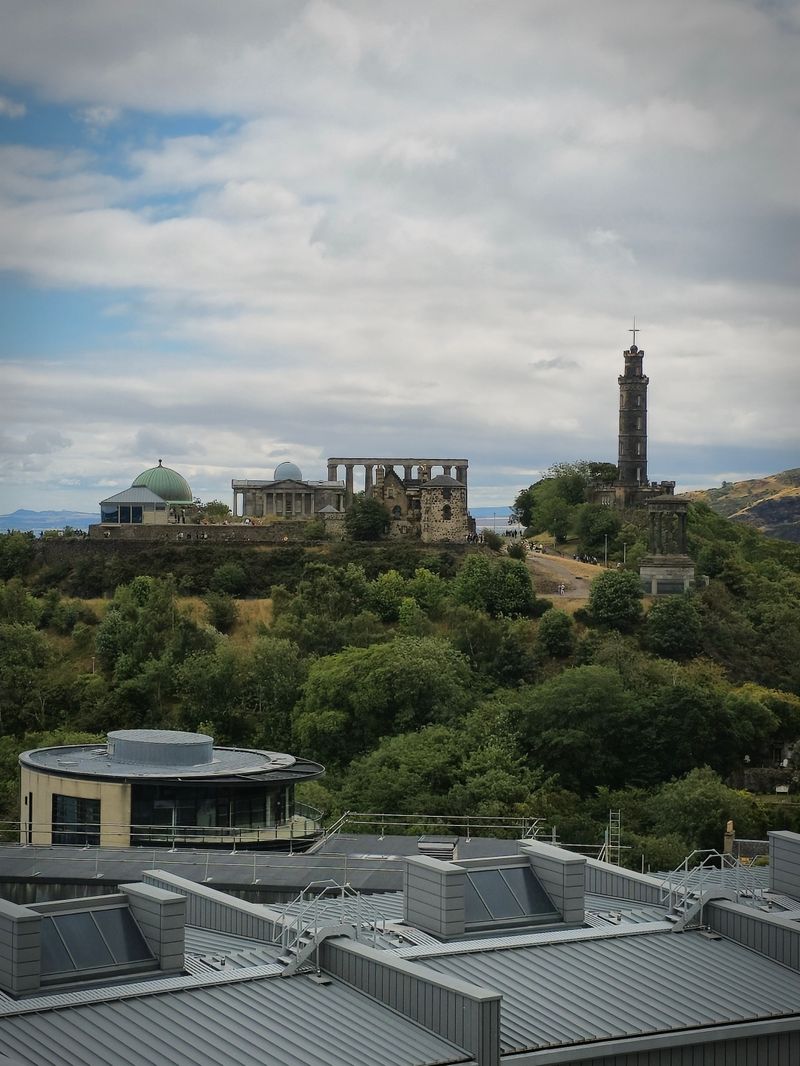 National Monument and Nelson Monument on Calton Hill
