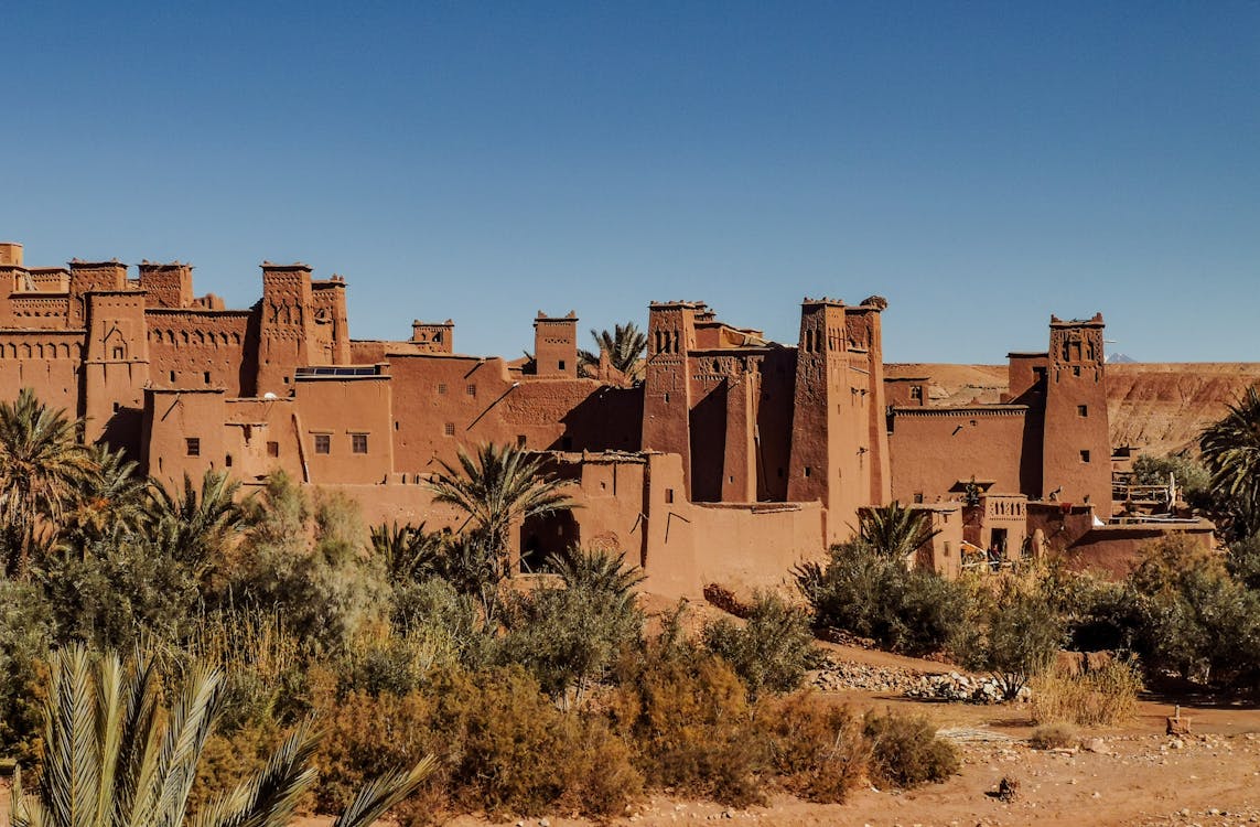 Fachada Del Museo Del Patrimonio Cultural En Marruecos