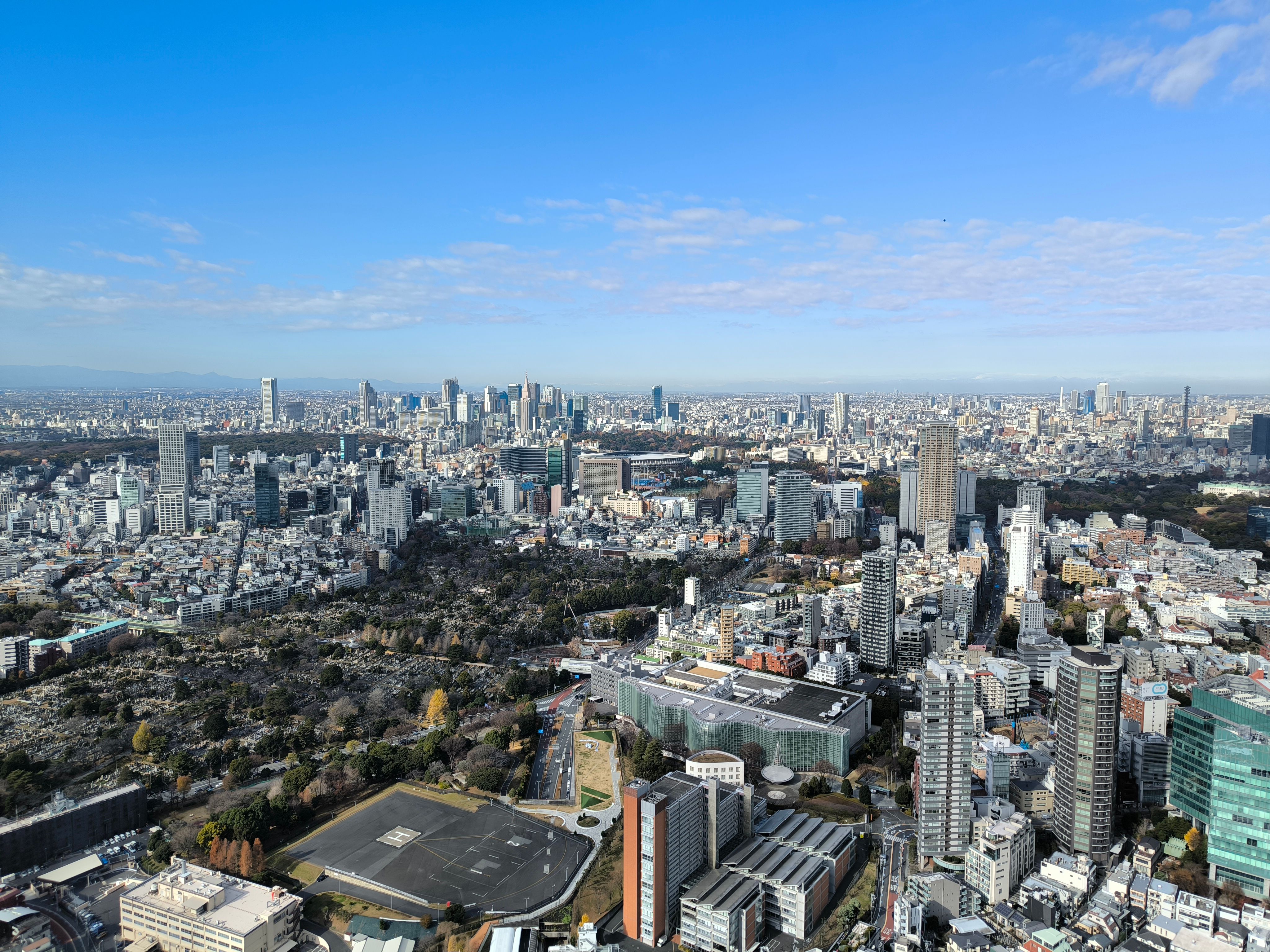 杉並区の住宅地に建ち並ぶマンションと戸建ての街並み