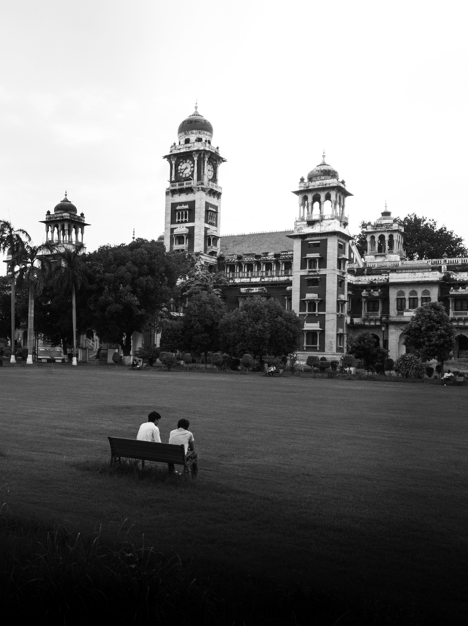 Majestic university architecture on an Indian campus