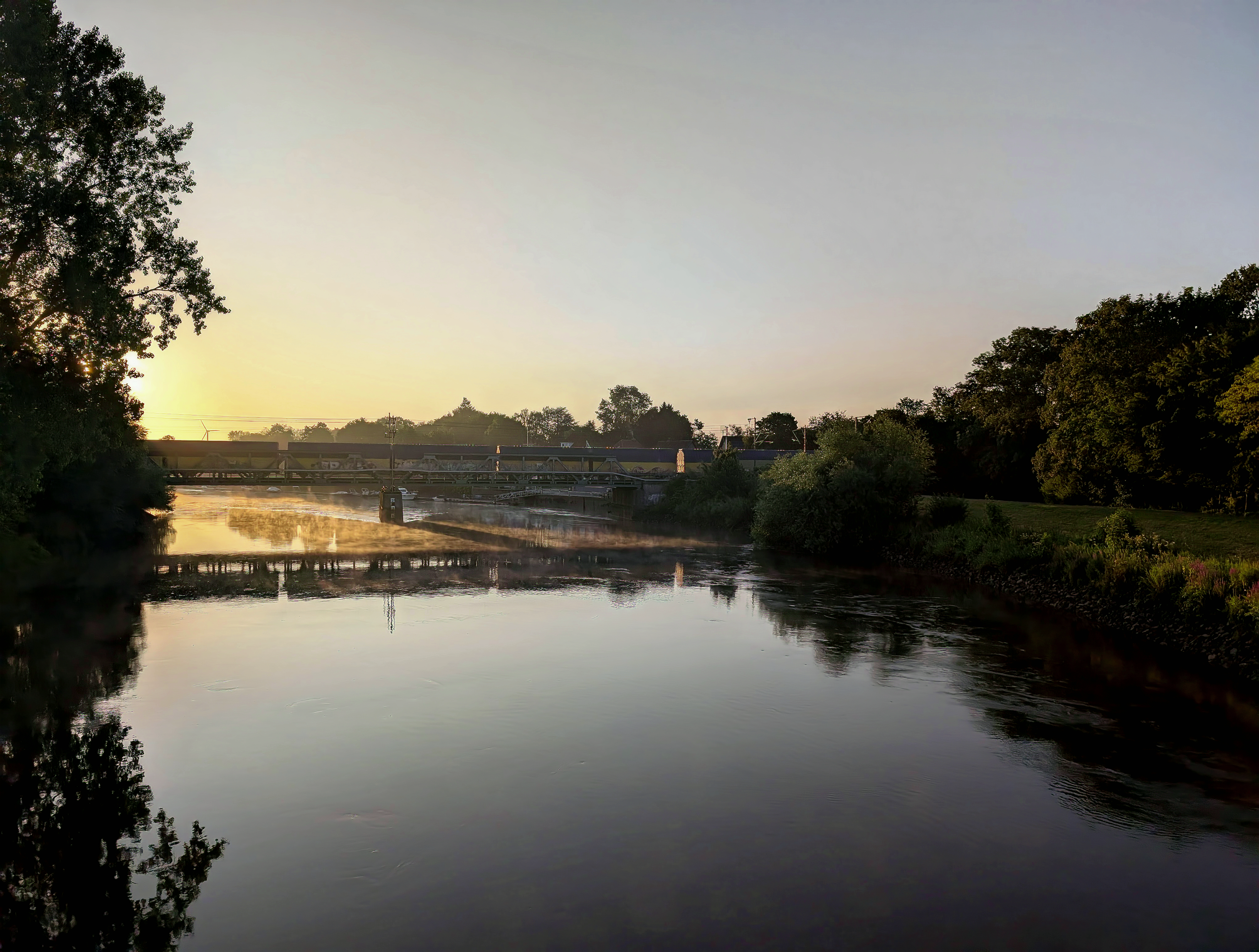 Burford Bridge Viewpoint over the River Windrush
