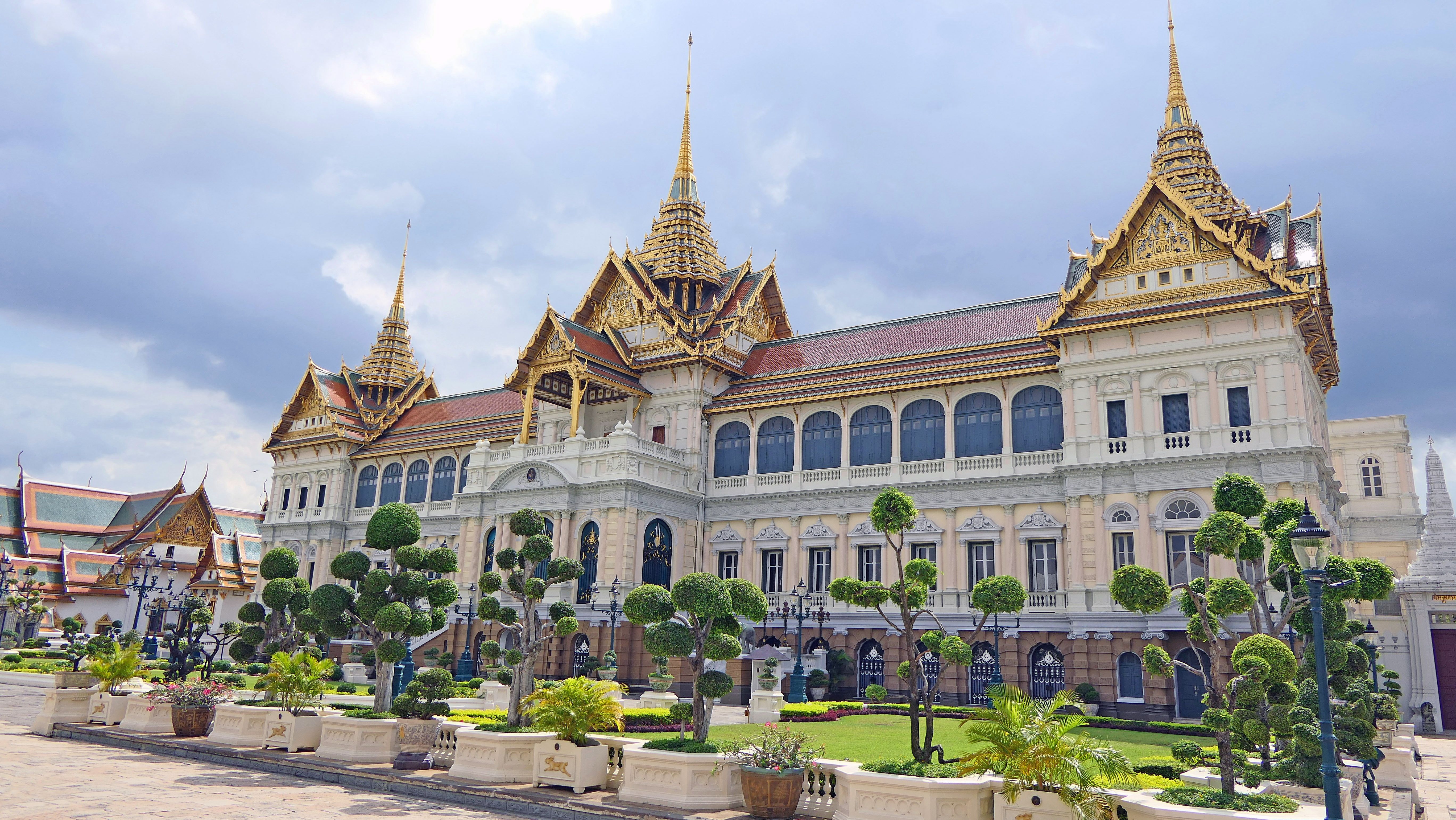 Dusit district with wide avenues and royal-era architecture