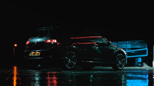 Základová fotografie zdarma na téma auto, černý vůz, červená