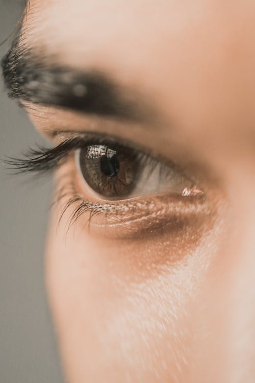 Foto De Close Up Do Olho De Uma Pessoa