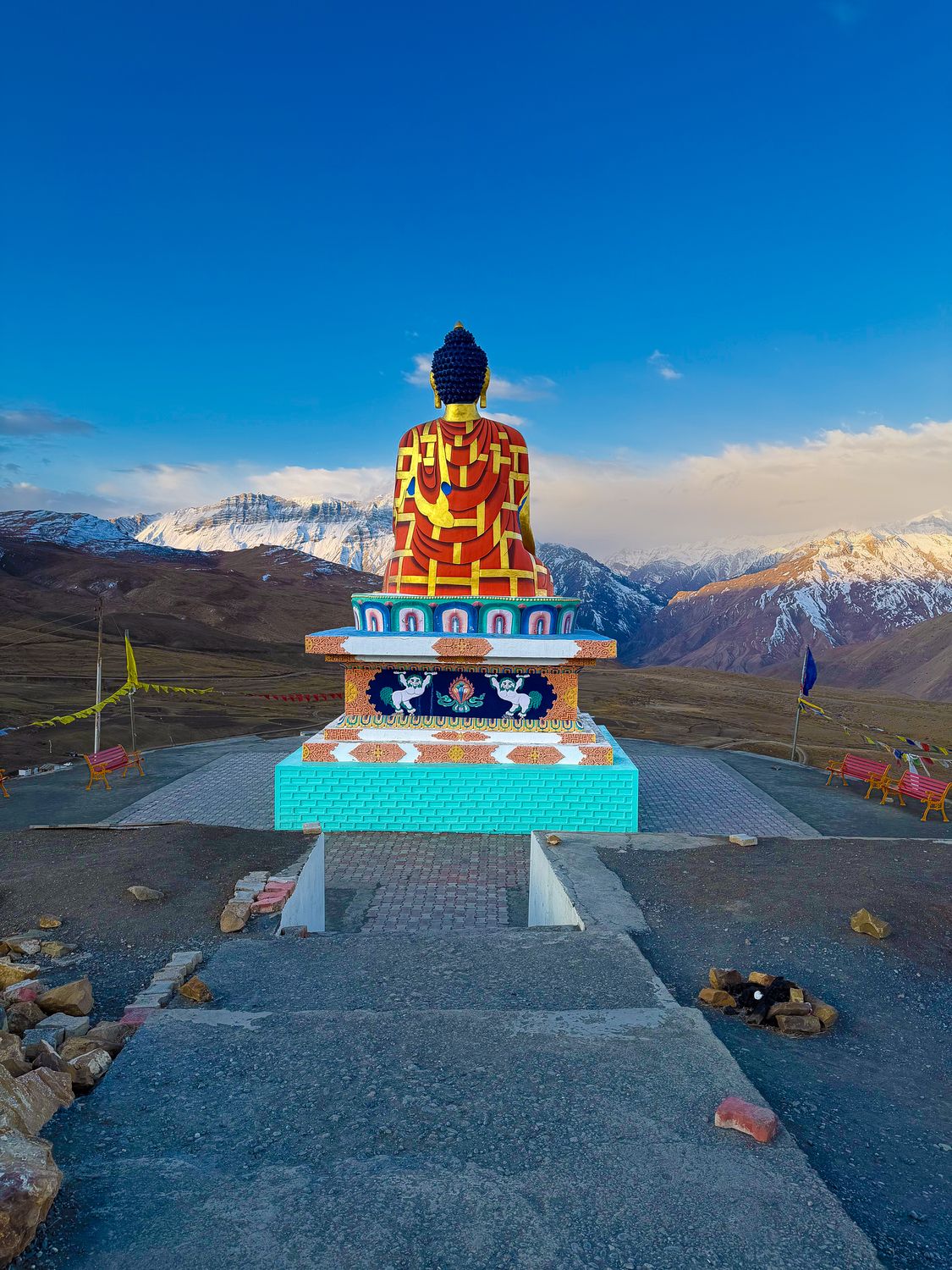 Buddad Colorful Buddha Statue in Spiti Valley, India · Free Stock Photo