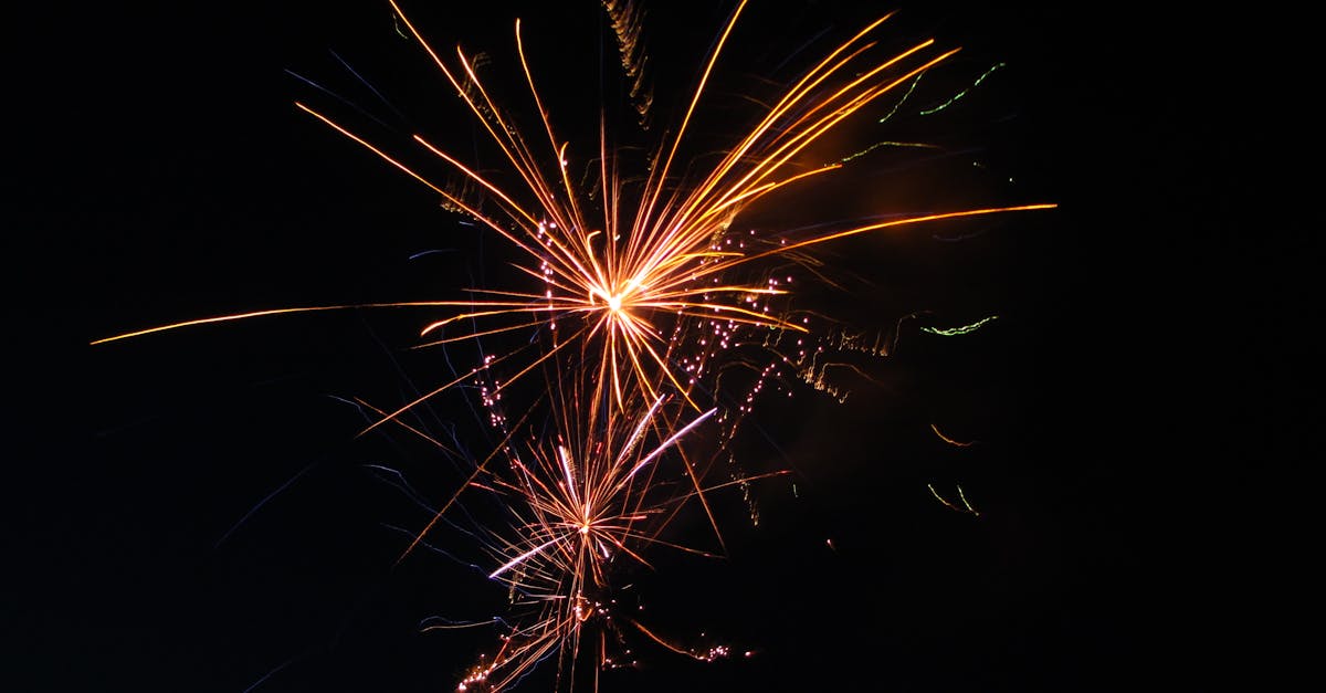 Free stock photo of fireworks, night