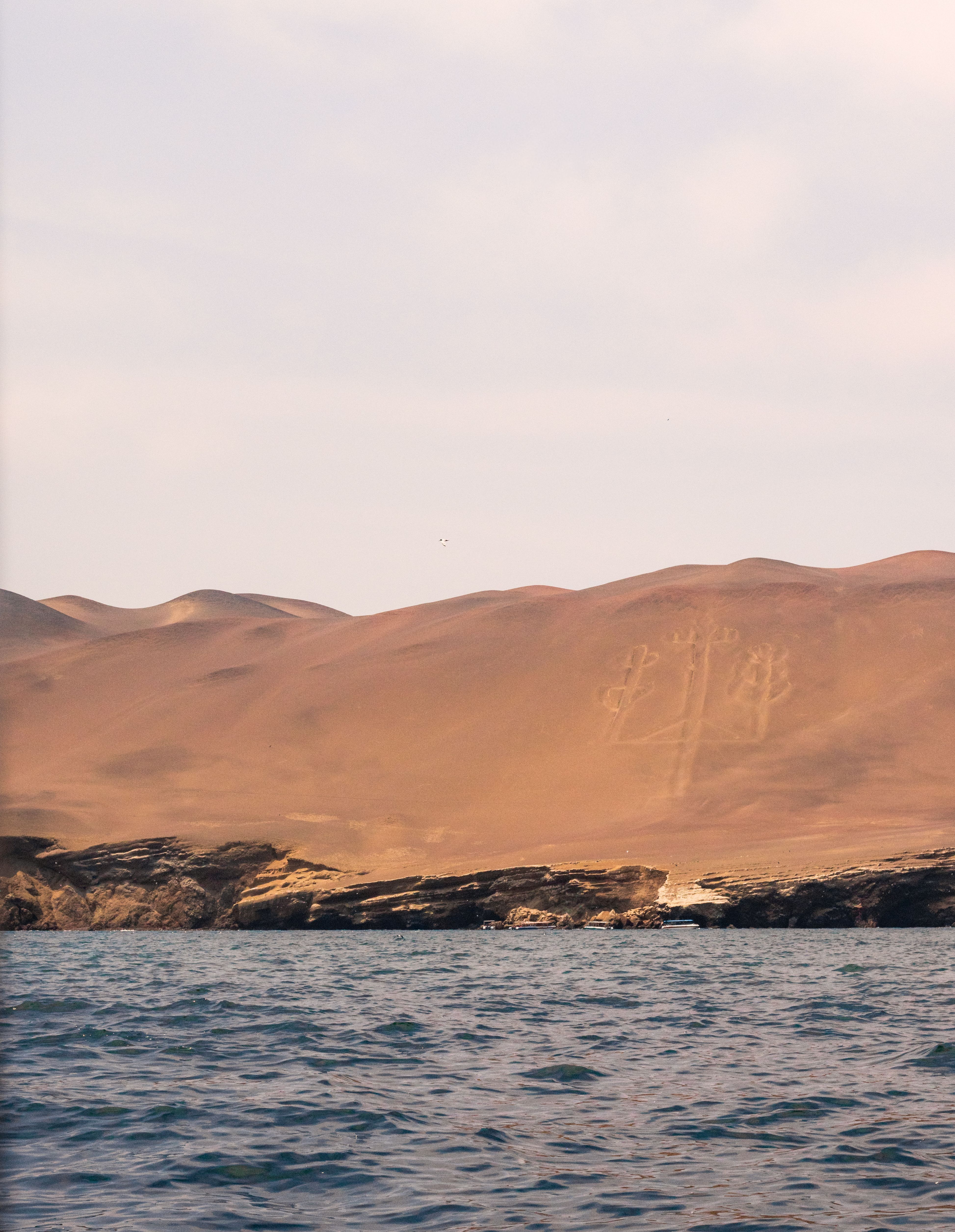 The Candelabra geoglyph on the Paracas Peninsula