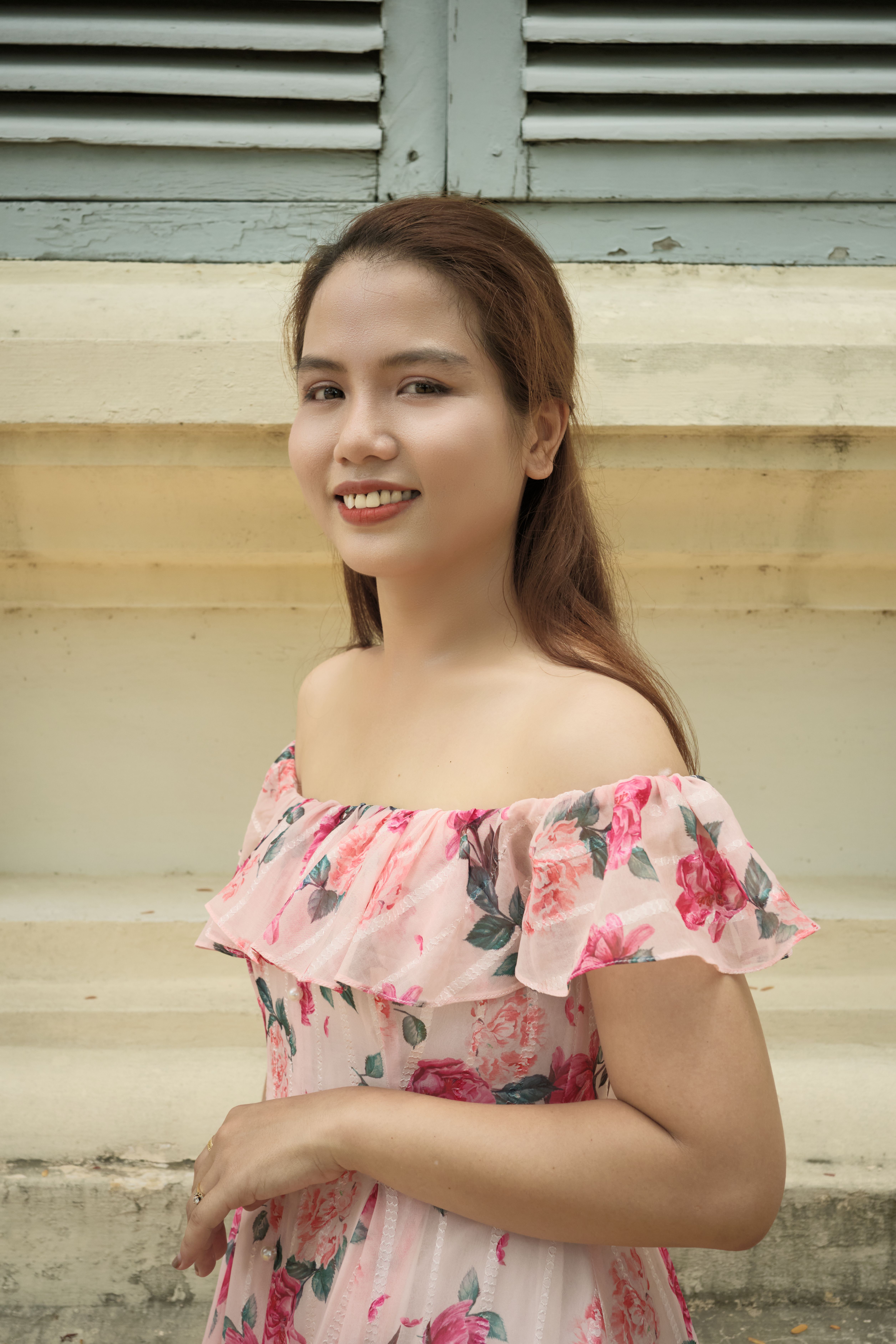 Blusa Ciganinha Floral Verde